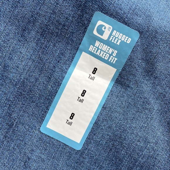 Carhartt Women's Rugged Flex Relaxed Fit Jean NWT Size 8 Tall - Picture 6 of 9